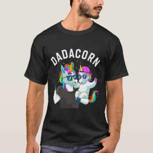 Camiseta Pais de Aniversário da Família Pai Mens Dadacorn U