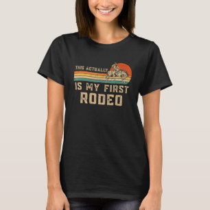 Camiseta País de Cavalgada Ocidental Este É Na Verdade Meu