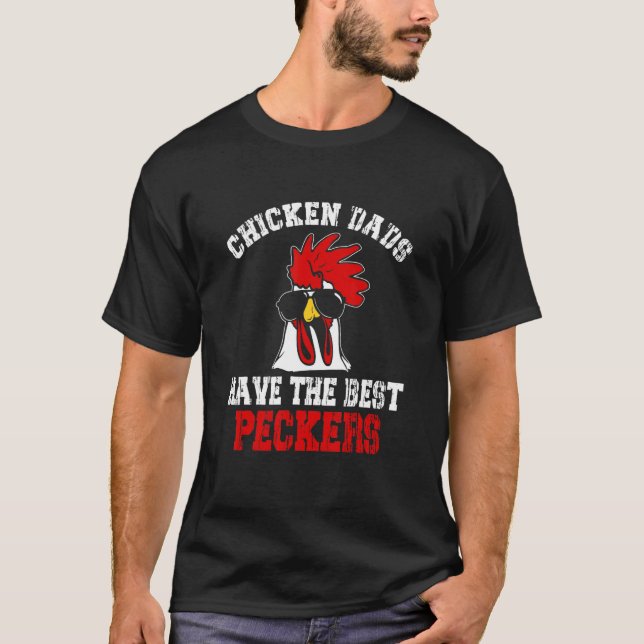 Camiseta Pais de Frango Têm Os Melhores Bicos Fazendeiro 1 (Frente)