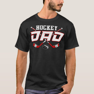 Camiseta Pais De Hóquei Para Homens Papá Dia de os pais Vin
