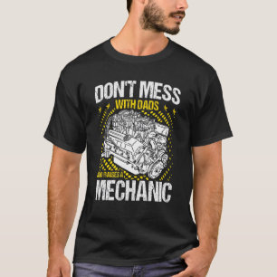 Camiseta Pais De Mens Que Levantam Um Pai Mecânico Mecânico