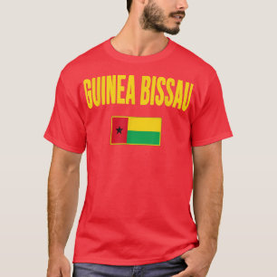 Camiseta País de pavilhão da Guiné-Bissau