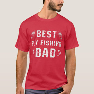 Camiseta Pais de pescadores do Pai de pesca de melhor mosca