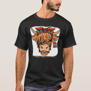 Camiseta País de Vaca Hyland Animal Gado Vacas Rústico