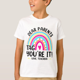 Camiseta Pais dizem que você ama professores Engraçados Pro