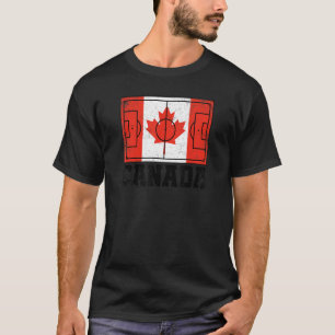 Camiseta País do Campo de Futebol do Canadá - Bandeira do O