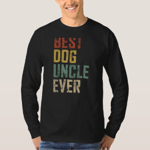 Camiseta Pais do Dia dos Pais Melhor Cão Tio Ever Vintage 1