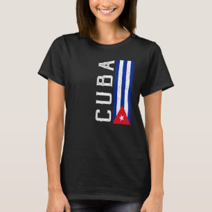 Camiseta País do Orgulho do Patrimônio Cuba apoia Bandeira