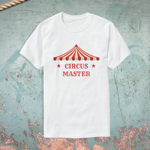 Camiseta Pais do Partido Tema de Aniversário do Circo Mestr