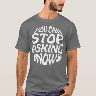 Camiseta Pais Esperantes Bebê de Gravidez recém-nascido