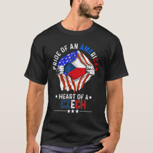 Camiseta País Estrangeiro Checo do Orgulho da América Checa