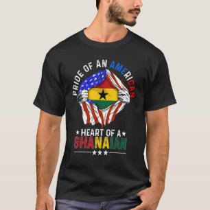 Camiseta País Estrangeiro Gh do Orgulho Americano Gana Gh
