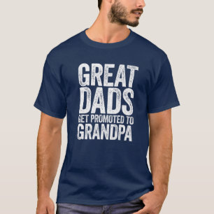 Camiseta Pais Excelentes de Mens são promovidos ao D do Avô
