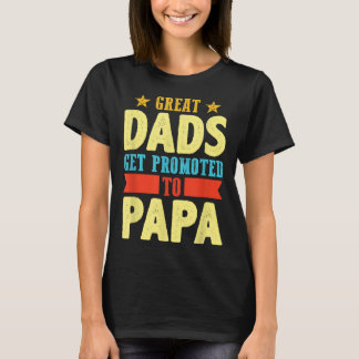 Camiseta Pais excelentes Promovidos Ao Pai Papá Pai Padre S