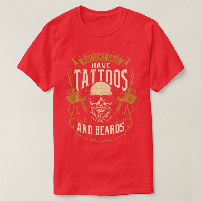 Camiseta Pais Fantásticos Têm Attoos E Barbas Attoooooooooo (Frente do Design)