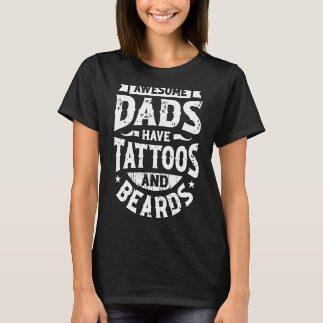 Camiseta Pais Fantásticos Têm Tatuagens E Barbas (Frente)