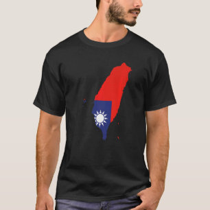 Camiseta País Formosa Pavilhão Da República Da China