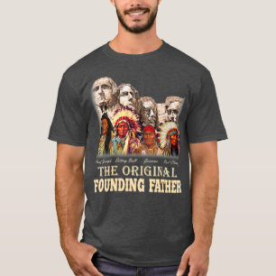 Camiseta Pais Fundadores Originais da América Nativa