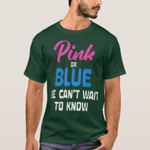 Camiseta Pais futuros Anúncio de bebê Gravidez Gênero