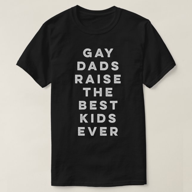 Camiseta Pais gay Levantam As Melhores Crianças Do Dia de o (Frente do Design)