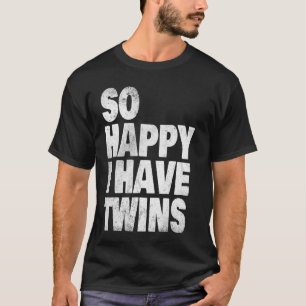Camiseta Pais gêmeos Mãe Pai Oferece Dia de os pais Tão Fel