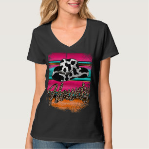 Camiseta País HOWDY Vaca-leopardo-sérvia ocidental meridion