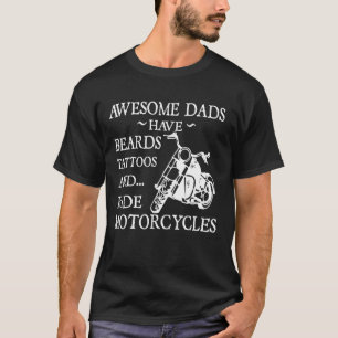 Camiseta Pais Incríveis De Barba Têm Tatuagens De Barba E