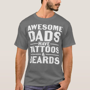 Camiseta Pais Incríveis Do Mens Têm Tatuagens E Carbarões P