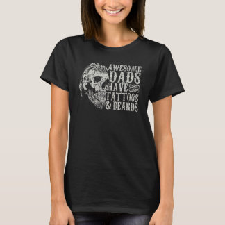 Camiseta Pais incríveis têm tatuagens e barbas vintage Fath