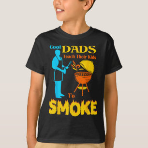 Camiseta Pais Legais Ensinam Seus Filhos A Fumar Churrasco 