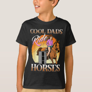 Camiseta Pais legal Cavalgam Cavalos I Ventilador Equestre