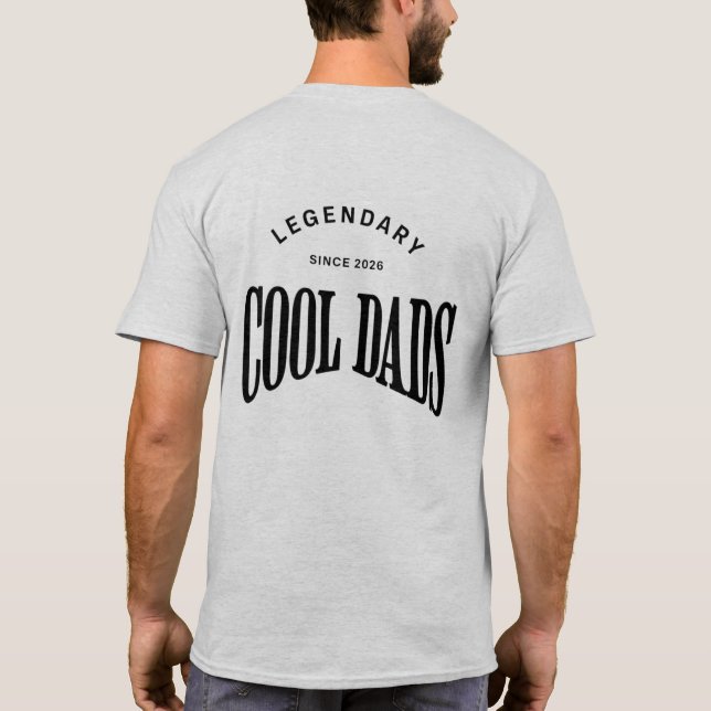 Camiseta Pais Legendários Resfriados – Design de Tipografia (Verso)