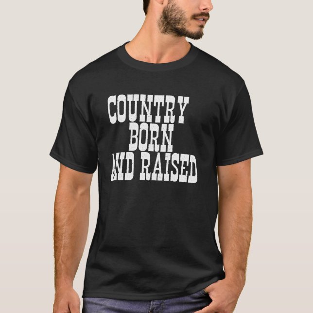 Camiseta País Natal e Criado (Frente)