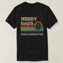 Camiseta Pais Nerds Constroem Caráter Divertido Pai Jogador