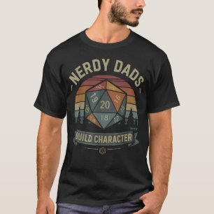 Camiseta Pais Nerds Constroem Personagem Rpg Jogos Pai39S