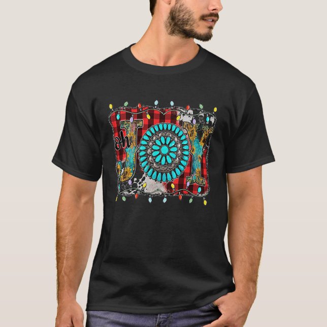 Camiseta País Ocidental Joy Buffalo Turquoise Co (Frente)