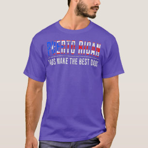 Camiseta Pais Porto-Riquenhos Tornem Os Melhores Pais Engra
