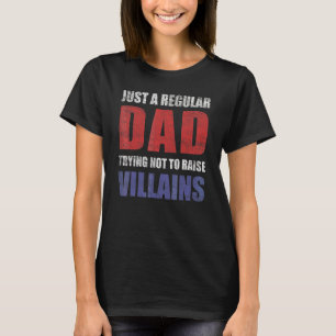 Camiseta Pais Regulares Do Mens Tentando Não Criar A Crianç