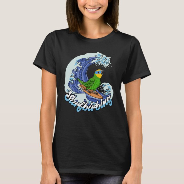 Camiseta Pais Surfbirbing I Amazônia-alada-laranja (Frente)