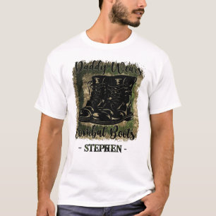 Camiseta Pais Vestem botas de combate - Inspiradas no Exérc