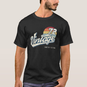 Camiseta Pais Virando 50º Aniversário Vintage 1972 50 Anos