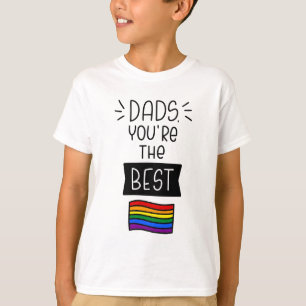 Camiseta Pais, vocês são os melhores Dias de os pais