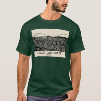 Camiseta Paisagem Agave - Camisa-T do México