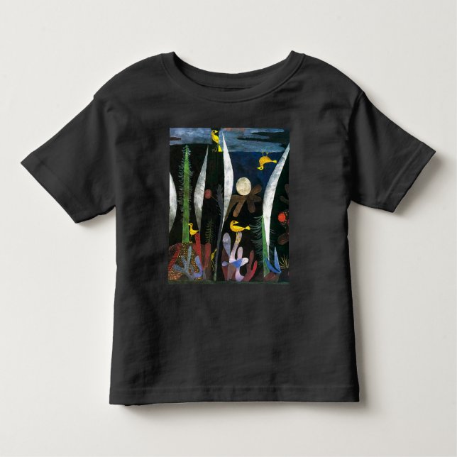 Camiseta Paisagem com Aves Amarelas | Paul Klee | (Frente)