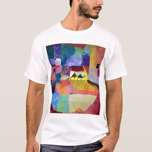Camiseta Paisagem com Camelos, Paul Klee (Frente)