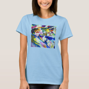 Camiseta Paisagem com Chuva por Wassily Kandinsky