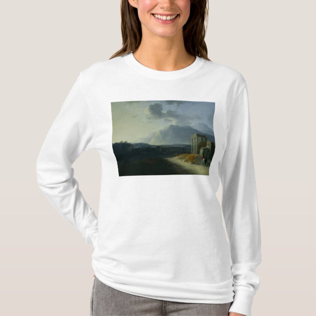 Camiseta Paisagem com montagem Stromboli (Frente)