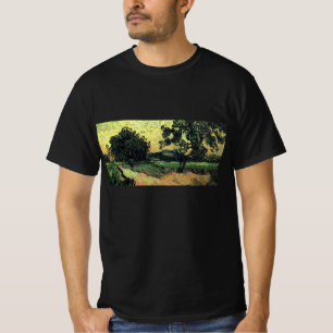 Camiseta Paisagem com o Castelo de Auvers por Vincent van G