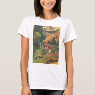 Camiseta Paisagem com Pavões de Paul Gauguin