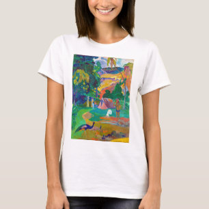 Camiseta Paisagem com Peacocks, Gauguin